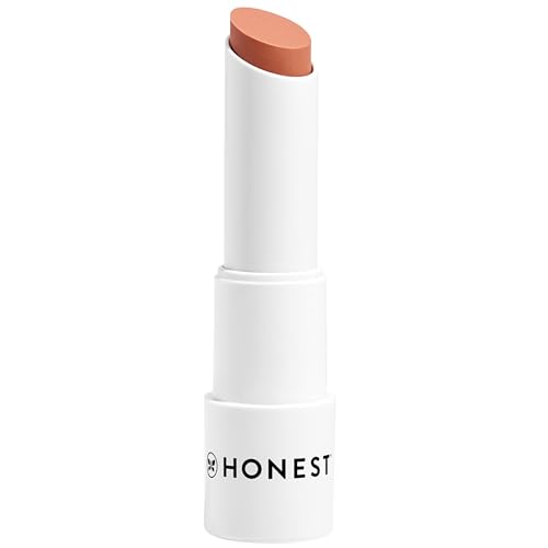 Bálsamo labial hidratante vegano con color de Honest Beauty | Extractos de acai ricos en antioxidantes + aceite de aguacate | Sin parabenos ni crueldad animal | Fruta de lichi