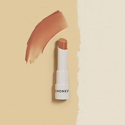 Bálsamo labial hidratante vegano con color de Honest Beauty | Extractos de acai ricos en antioxidantes + aceite de aguacate | Sin parabenos ni crueldad animal | Fruta de lichi