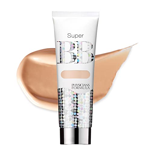 Physicians Formula Super BB Cream. Crema de base con color todo en 1, cobertura hidratante transparente, sin crueldad animal, ligera