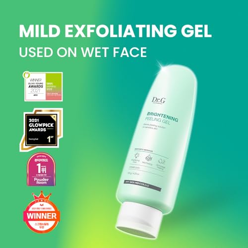 Dr.G Korean Derma Peeling Gel, 120 ml - Gel exfoliante facial para el rostro, gel exfoliante para el rostro, exfoliante facial, cuidado de la piel coreano, productos de belleza coreanos, Kbeauty, K Beauty Skincare