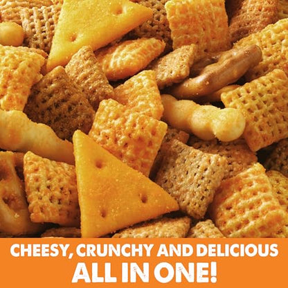 Mezcla de bocadillos sabrosos con queso cheddar Chex Mix, tamaño familiar, 13,5 oz