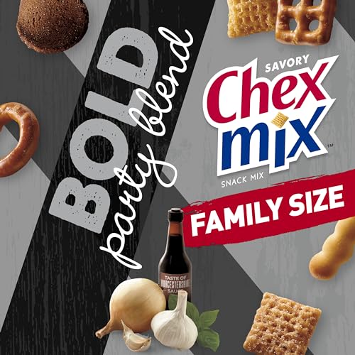 Mezcla para bocadillos sabrosos Chex Mix Bold Party Blend, tamaño familiar, 13,5 oz