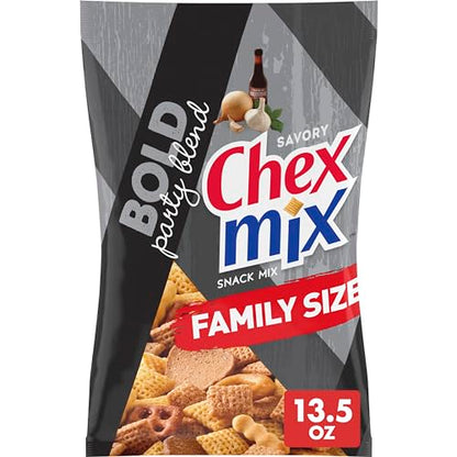 Mezcla para bocadillos sabrosos Chex Mix Bold Party Blend, tamaño familiar, 13,5 oz