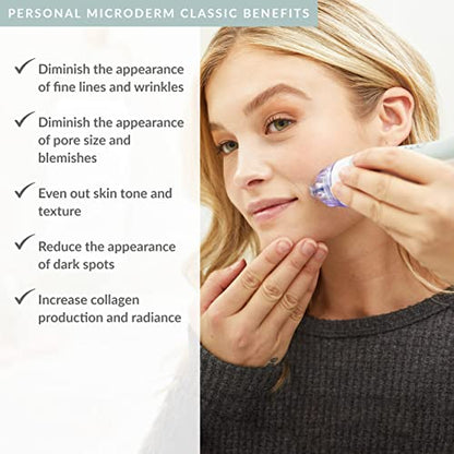 PMD Personal Microderm Classic - At-Home Microdermabrasion Machine with Kit for Face & Body