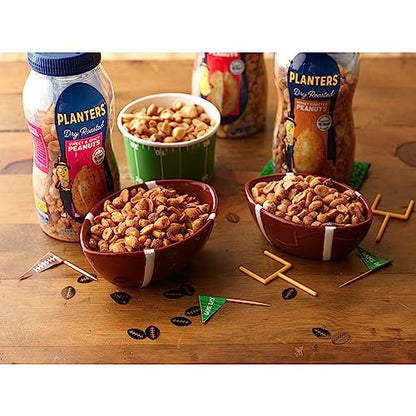 MANÍ DULCE Y ESPERADO PLANTERS, Snacks para fiestas, Proteína de origen vegetal, Snack para después de la escuela, Snacks rápidos para adultos, Frutos secos dulces y salados, Producto básico de la despensa, Maní tostado con miel, Kosher, Frasco de 16 oz