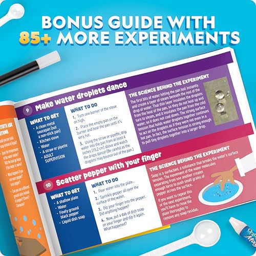 Kit de magia científica de NATIONAL GEOGRAPHIC: kit de ciencia para niños con más de 100 experimentos y trucos de magia únicos, juego de química y proyecto STEM, un gran regalo para niños y niñas (exclusivo de Amazon)